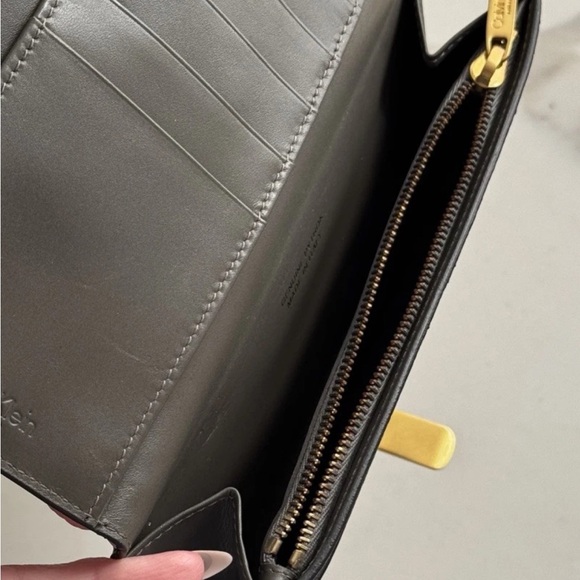 Calvin Klein Collection Black Genuine Python Snakeskin Wallet - Picture 15 of 16